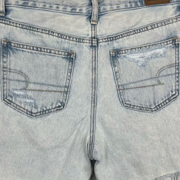 AE American Eagle Mom Shorts Raw Hem Size 2 - Picture 7 of 10
